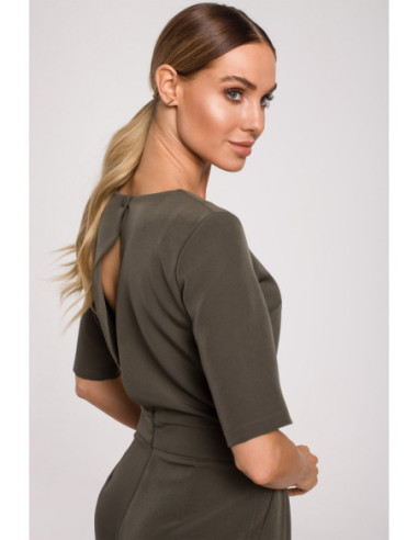 M611 Platus kombinezonas - chaki spalvos 2