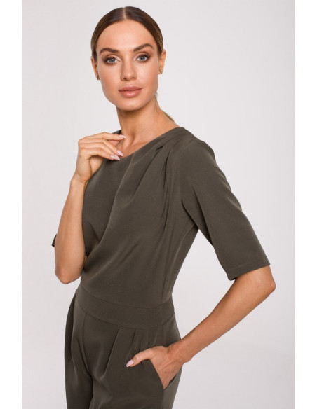 M611 Platus kombinezonas - chaki spalvos