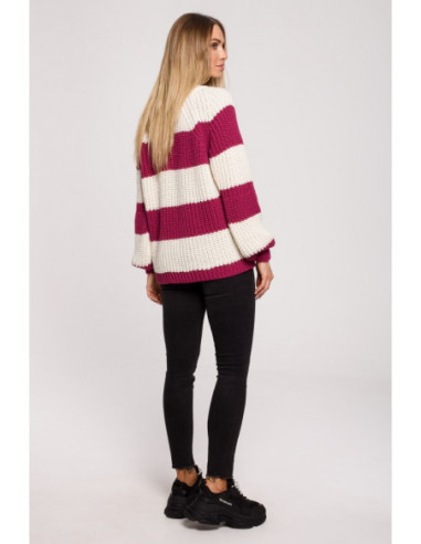 M632 Dryžuotas megztinis - 3 modelis 2