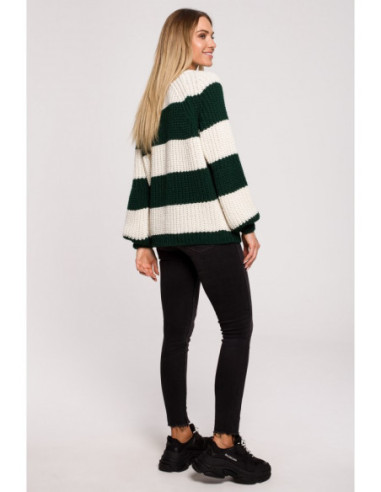 M632 Dryžuotas megztinis - 4 modelis 2