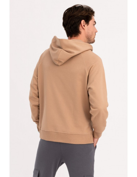 B198 UNISEX kengūra su gobtuvu - graikinis riešutas