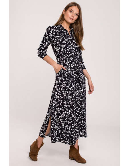 K117 Maxi suknelė su sagomis - 1 modelis