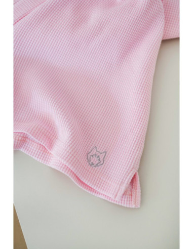 LA074 Megzti šortai miegui - rausvi 2