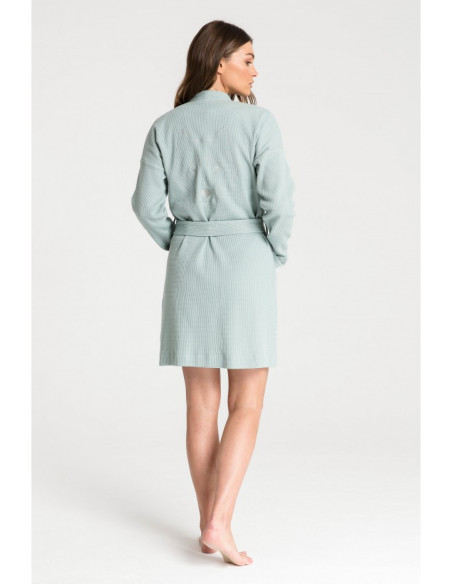 LA078 Trikotažinis chalatas "Sage" - šalavijas