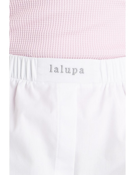 LA080 Šortai a la boxer šortai miegui - balti