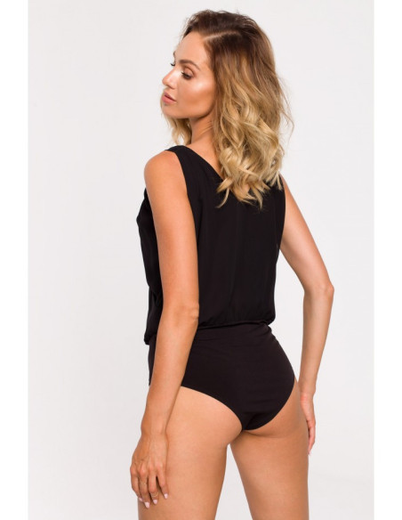 M649 Šifono kėbulas - juodas