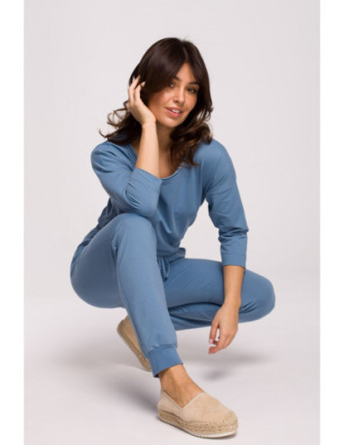 B220 Kombinezonas su 3/4 ilgio rankovėmis - mėlynas 2