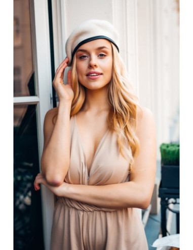 LA098 Sklandus romper kostiumas - cappuccino 2