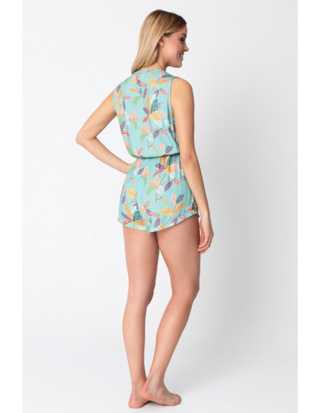 LA099 Raštuotas romper kostiumas - 3 modelis