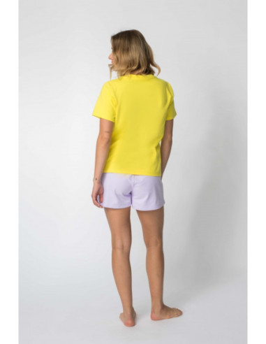 LA109 Marškinėliai su užrašu "LALUPA sea life" - geltonos... 2