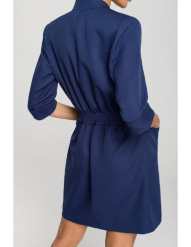 M699 Švarkelio formos suknelė su elastinga juosta -... 2