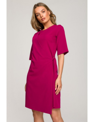 S326 Suknelė su dvigubu priekiu ir dekoratyvinėmis... 2