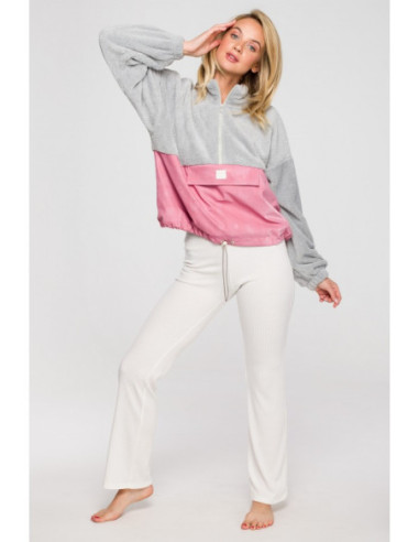 LA114 Pliušinis megztinis su velcro kišenėmis - 2 modelis 2