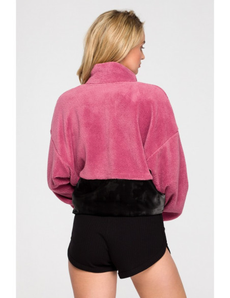 LA114 Pliušinis megztinis su velcro kišenėmis - 4 modelis