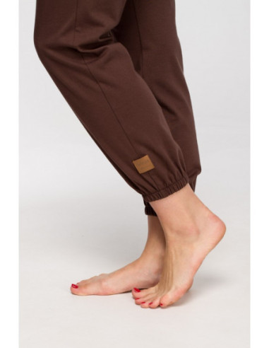 LA123 Ilgos miego kelnės - šokoladinės 2