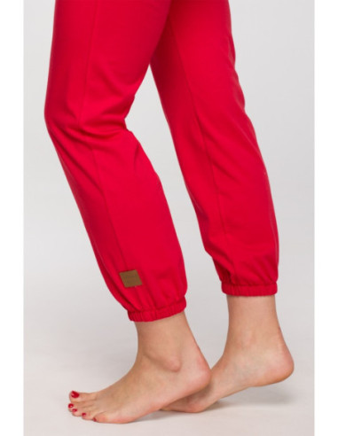 LA123 Ilgos miego kelnės - raudonos 2