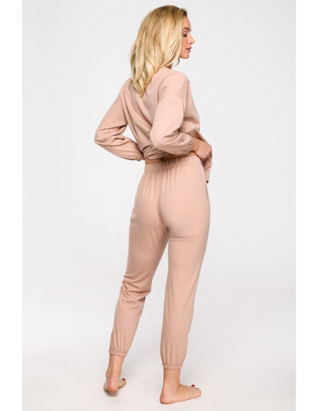 LA123 Ilgos miego kelnės - nude