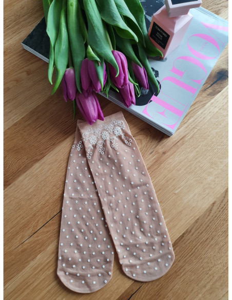 Magnetis moteriškos kojinės su likra