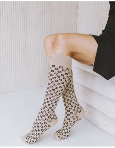 Milena medvilninės kojinės iki kelių  2