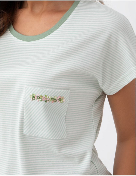 Luna naktiniai trumpomis rankovėmis