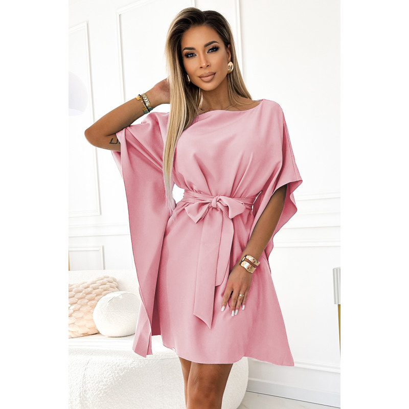  287-32 SOFIA Butterfly dress - dirty pink 