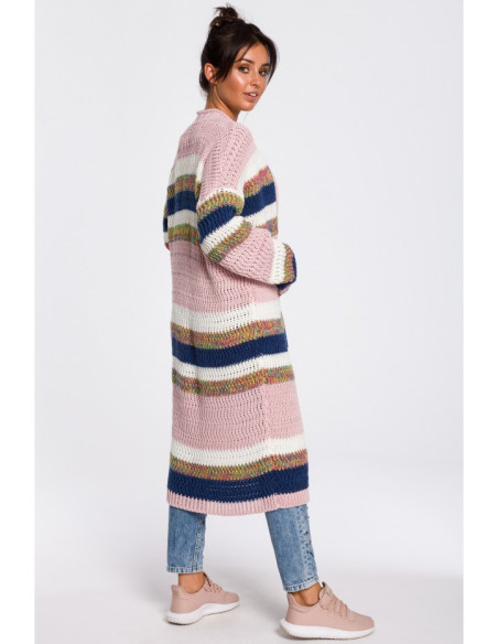 BK036 Įvairiaspalvis megztinis - 1 modelis