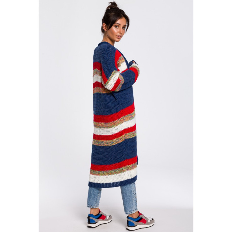 BK036 Įvairiaspalvis megztinis - 4 modelis 2