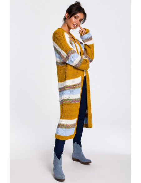 BK036 Įvairiaspalvis megztinis - 5 modelis