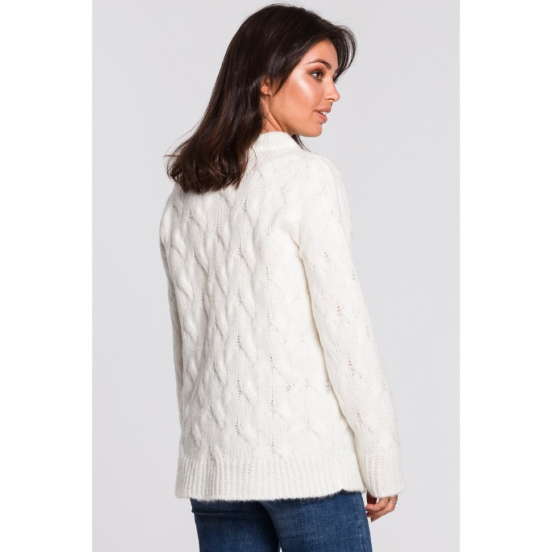 BK038 Pintas megztinis - ecru spalvos 2