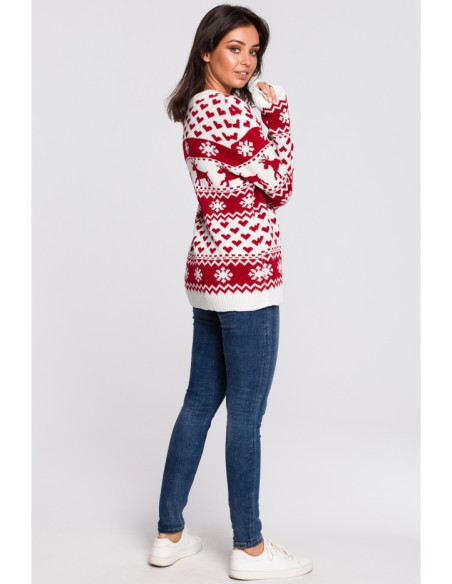 BK039 Megztinis su kalėdiniu motyvu - 2 modelis