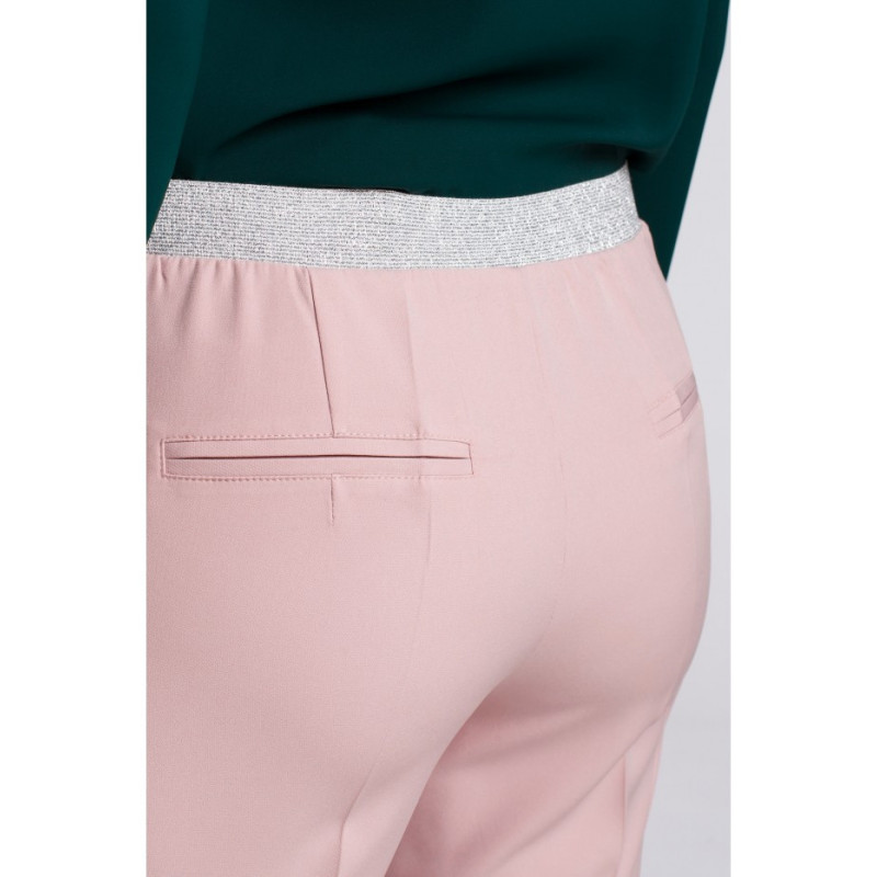 K035 Prigludusios kelnės su elastine juosta - purvinai... 2