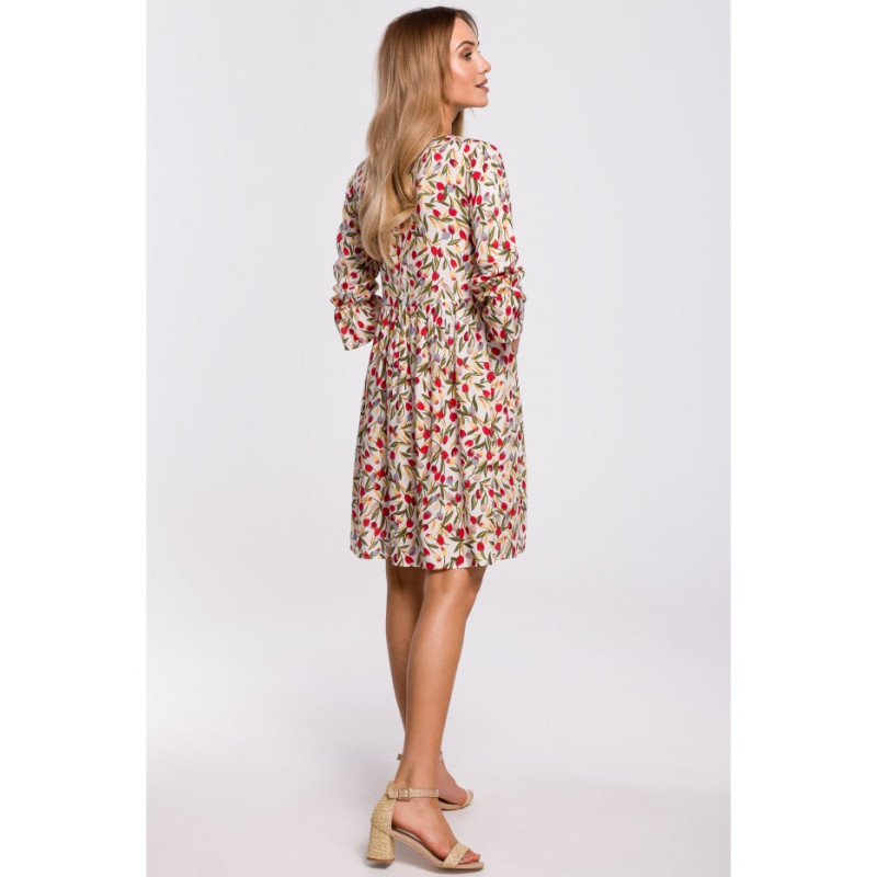 M521 Suknelė su raukiniais - 5 modelis 2