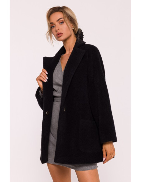 M808 Trumpaplaukis kailis - juodas