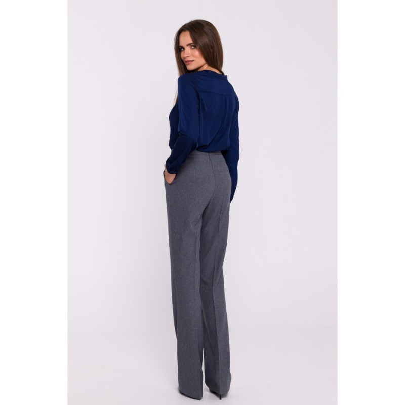 S375 Palaidinė ilgomis rankovėmis - tamsiai mėlyna 2