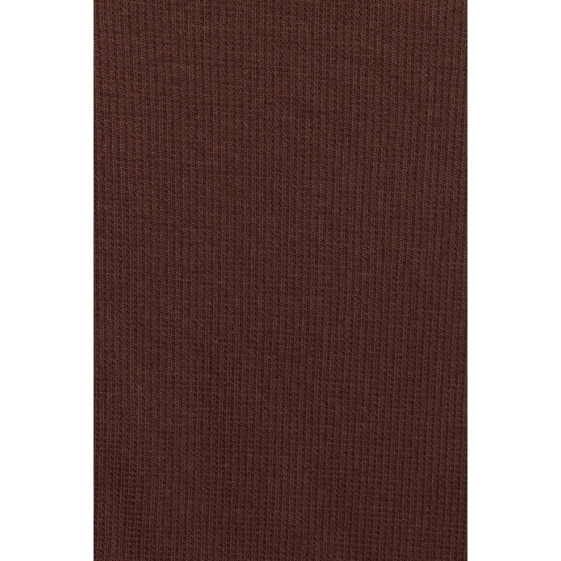 M818 Dryžuota mini suknelė atvirais pečiais - ruda 2