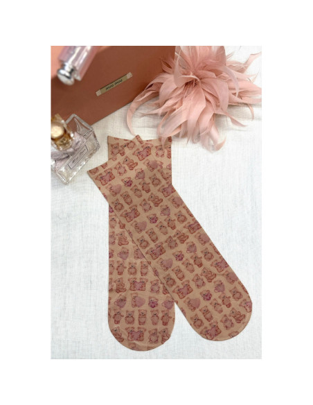 Magnetis moteriškos kojinės su likra