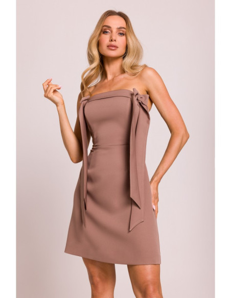 M851 Korsetinė suknelė su lankeliais - moka