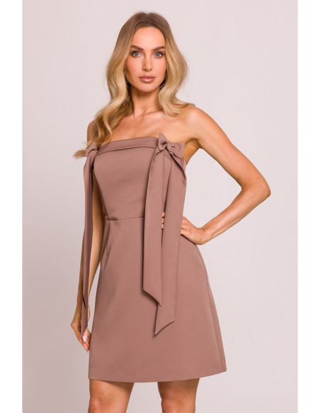 M851 Korsetinė suknelė su lankeliais - moka