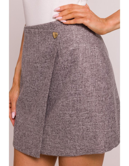 M854 Mini sijonas - grafitinis