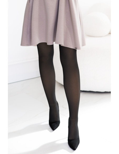 565-2 Elastic insulated tights for the fall/winter season - black   565-2 Elastic insulated tights for the fall/winter season - black