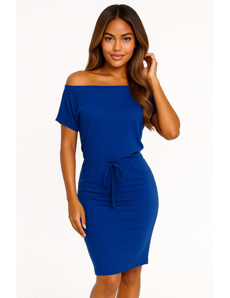  139-12 Short sleeve sport dress - Blue 