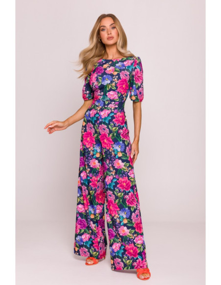 M857 Kombinezonas su iškirpte nugaroje - 1 modelis