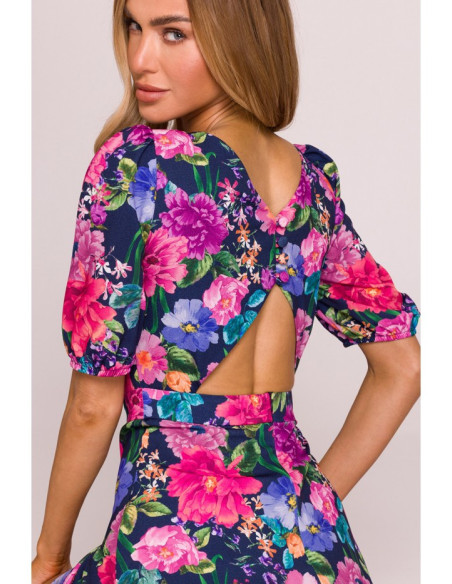 M858 maxi suknelė su iškirpte nugaroje - 1 modelis