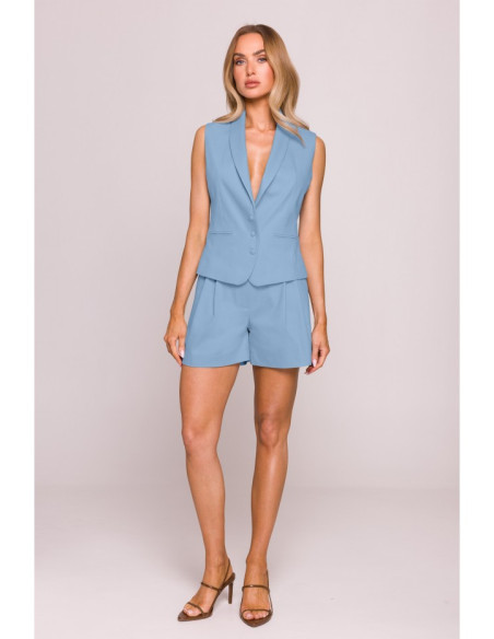 M859 Džinsinė liemenė - mėlyna