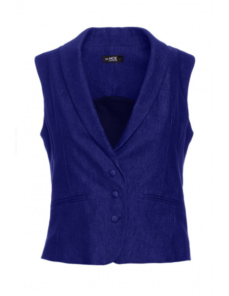 M859 Džinsinė liemenė - mėlyna