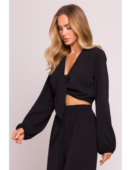 M861 Trumpa palaidinė - juoda