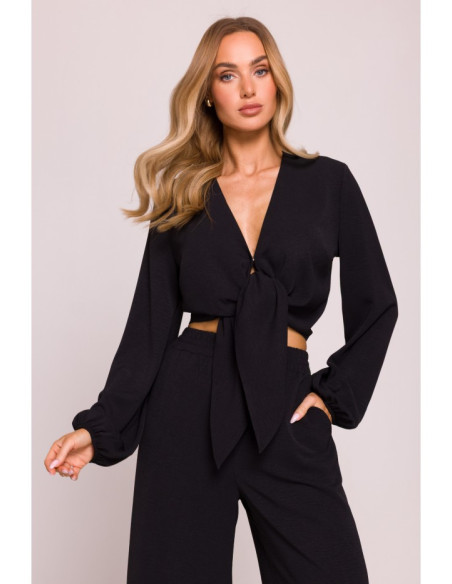 M861 Trumpa palaidinė - juoda