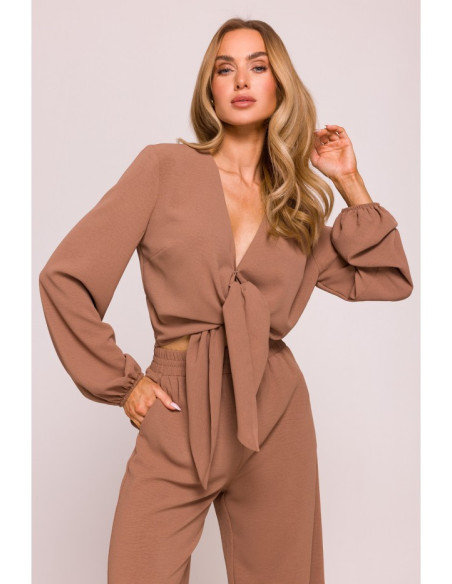 M861 Trumpa palaidinė - šokoladinė