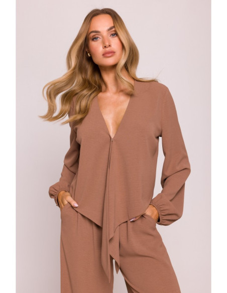 M861 Trumpa palaidinė - šokoladinė