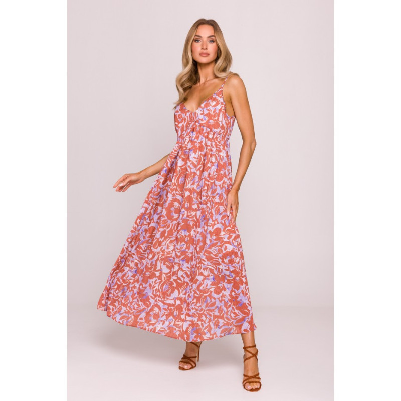 M868 Šifoninė suknelė be petnešėlių - 1 modelis